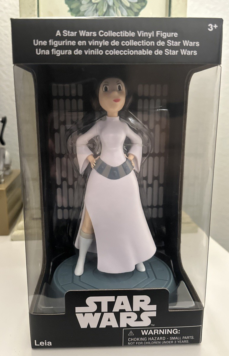 1 Personaggio Disney Star Wars Galaxy Princess Leia in vinile Nidhi Chanani nuovo VEDI FOTO