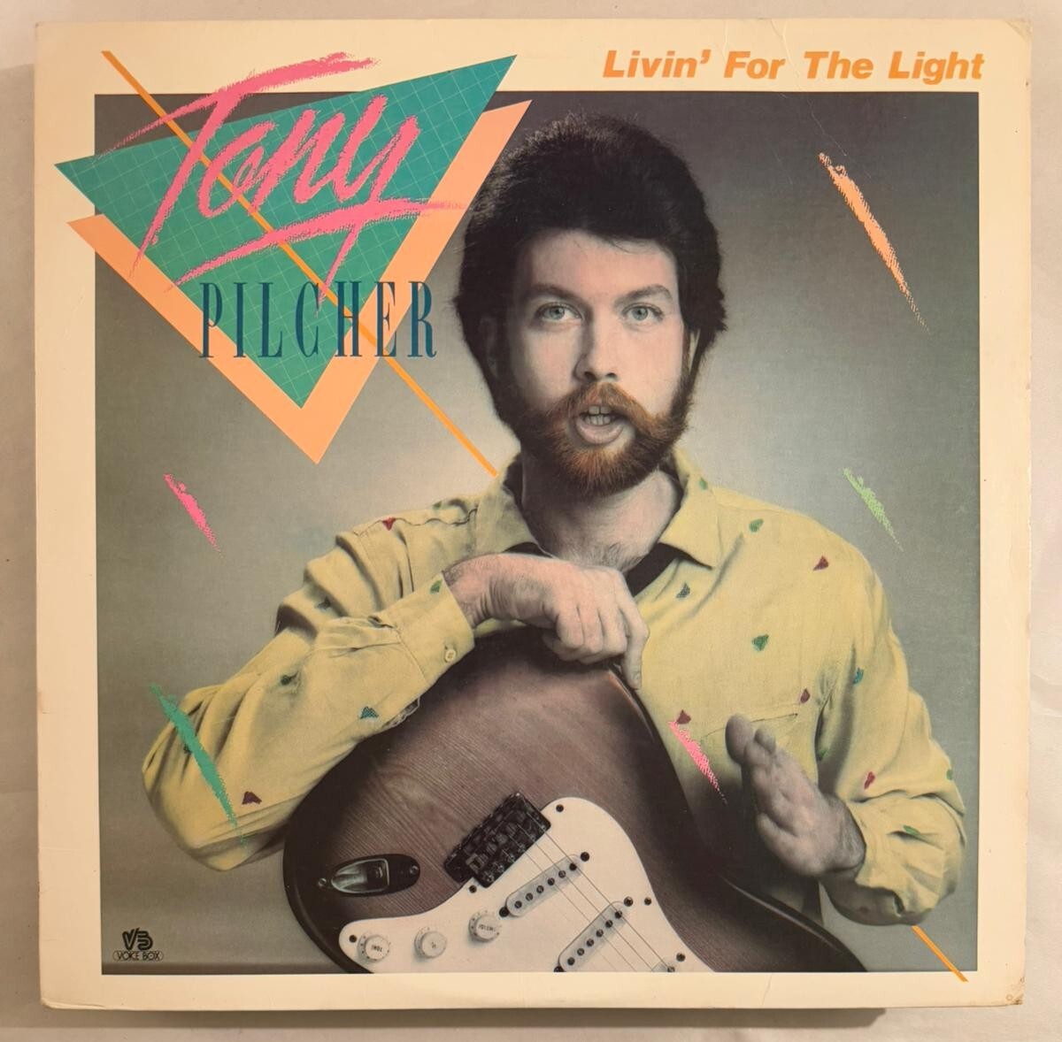TONY PILCHER – LIVIN' FOR THE LIGHT - VINYL LP BLACK - VG+ - A17