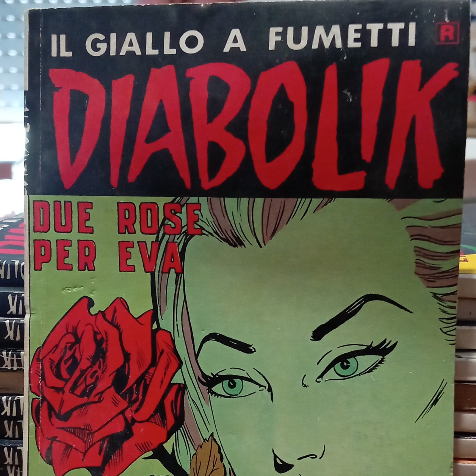 Diabolik Il giallo a fumetti Due rose per Eva Astorina 1981 Giussani IT