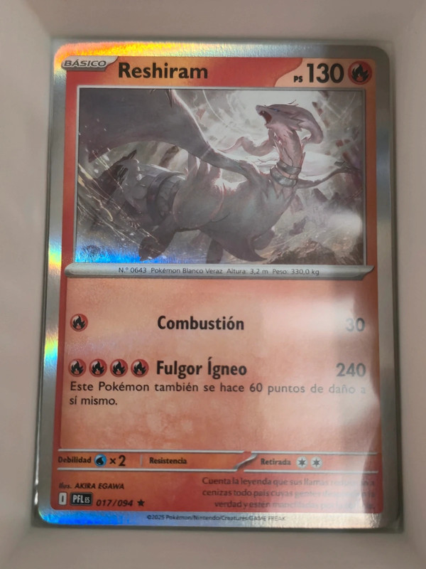 Reshiram Holografico