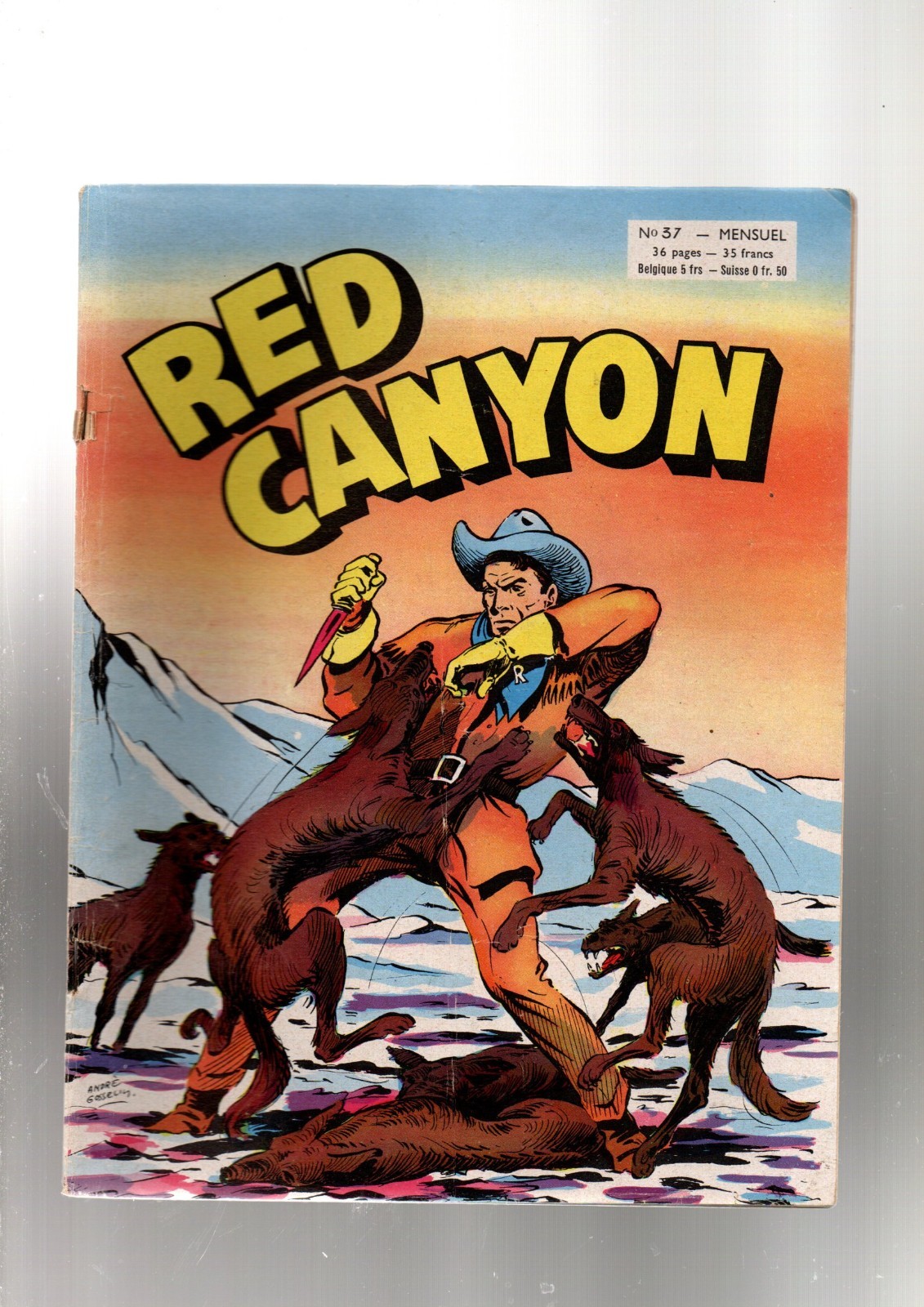 RED CANYON n°37. ARTIMA 1957. Récit complet en TBE