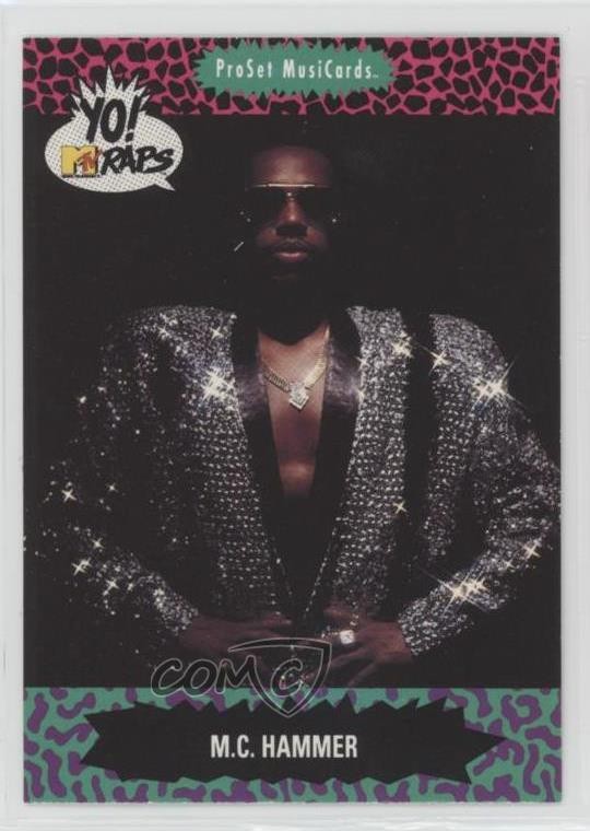 1991 Pro Set MusiCards Yo! Martello MTV Raps MC #54 0OS7