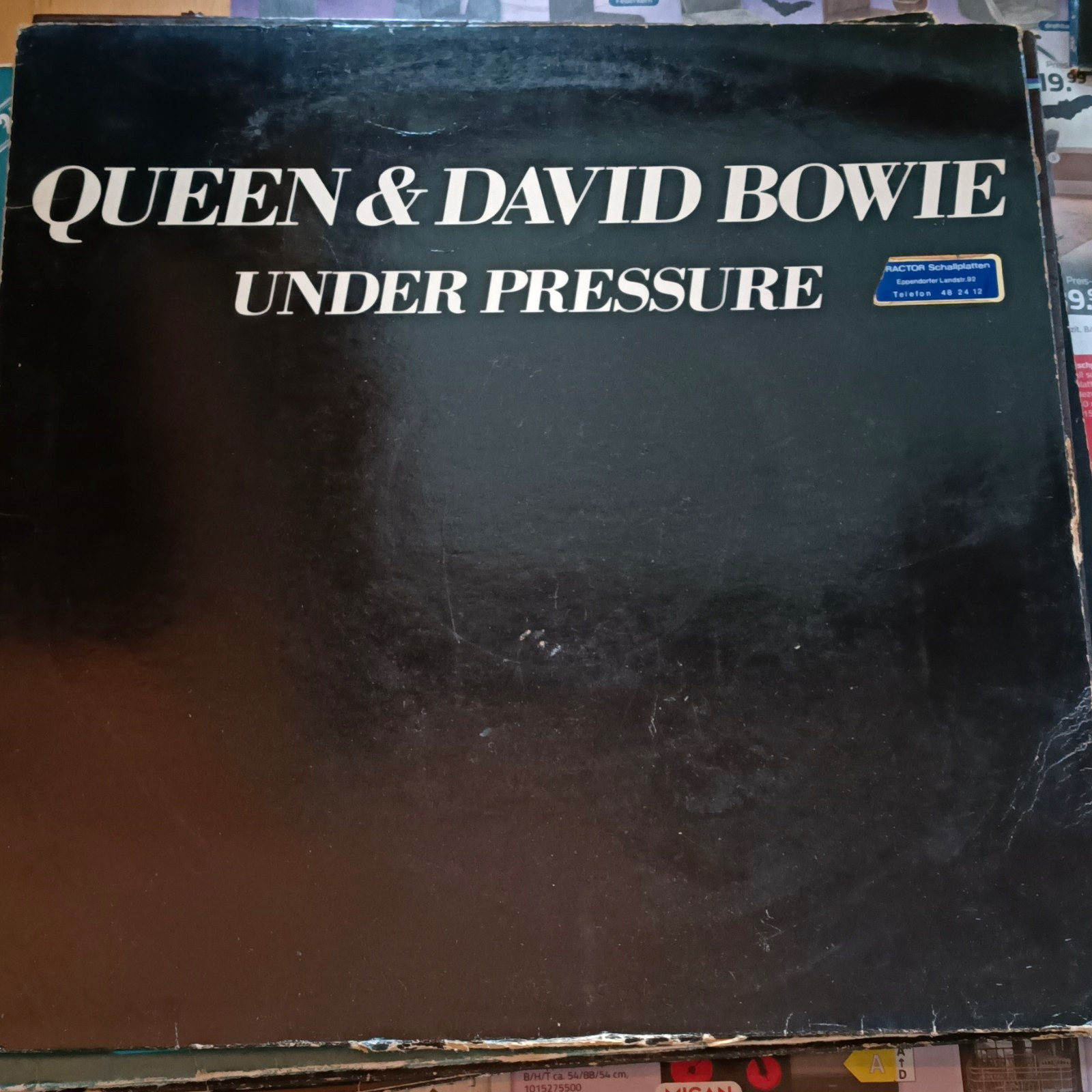 EMI Queen & David Bowie-Under Pressure 12" Single Vinyl 45 U/min 1981-EEC