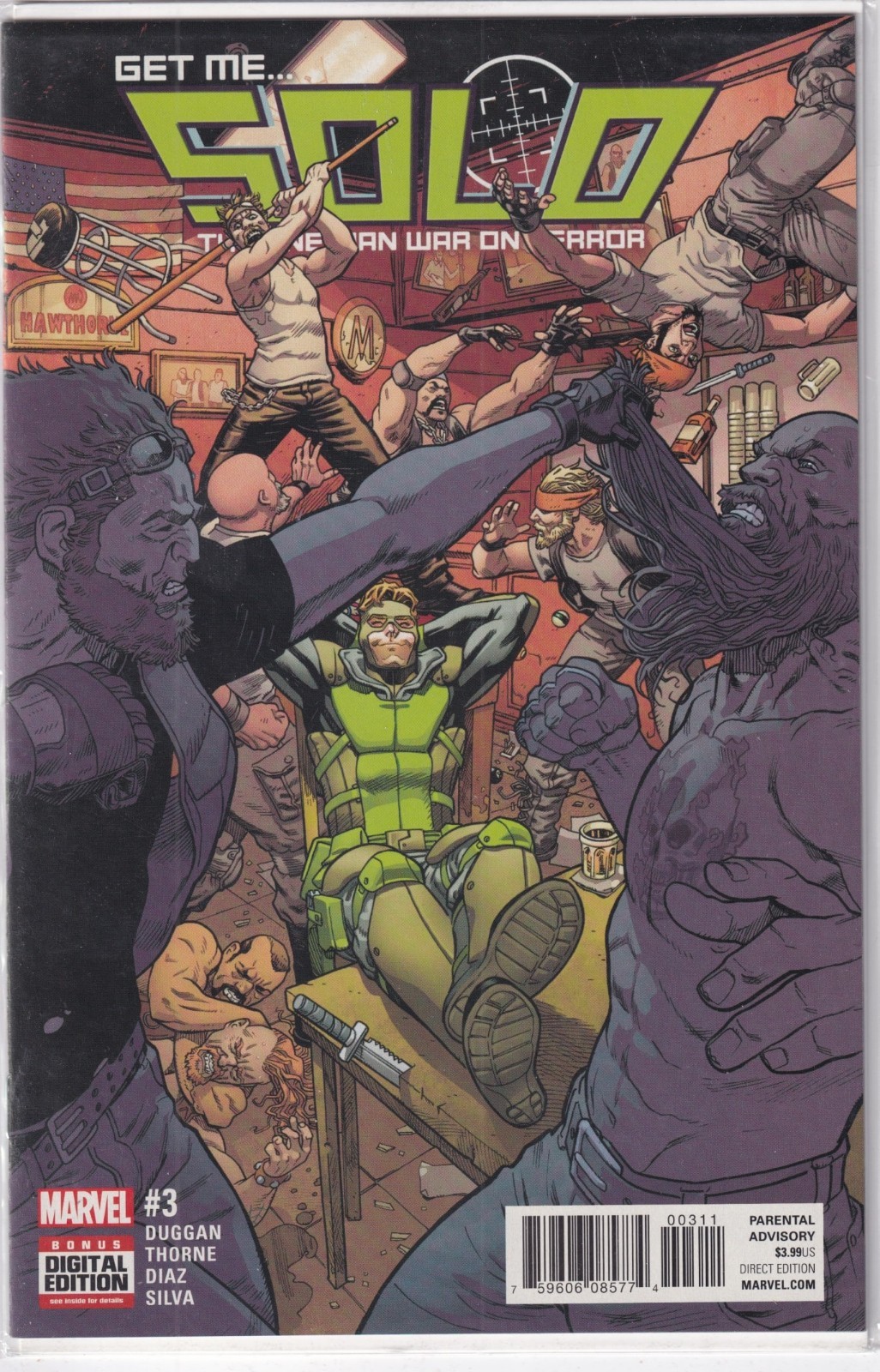 23223: MARVEL GET ME SOLO #3 grado quasi nuovo