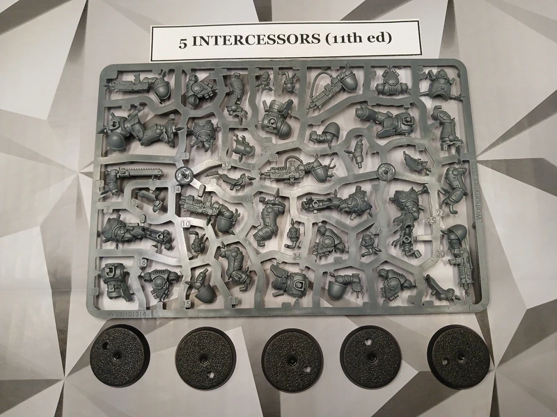 5 Space Marine Intercessors (11th edition) | Warhammer 40k