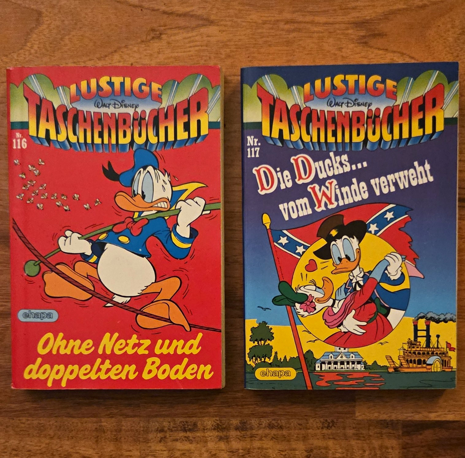 Libri tascabili divertenti LTB 116+117 set di 2 edizioni di prova, ottime condizioni, da collezione