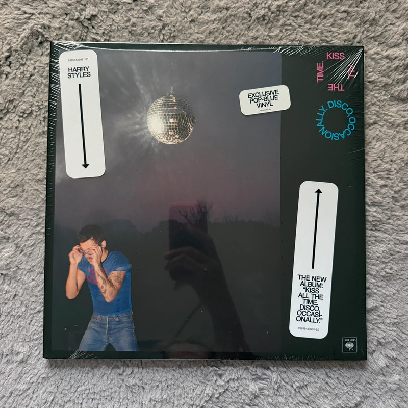 Harry Styles Kiss All The Time Disco Occasionally Vinyl Pop-Blue