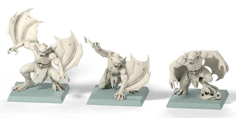 3 Graveborn Ravagers Voladores Beholder 32mm