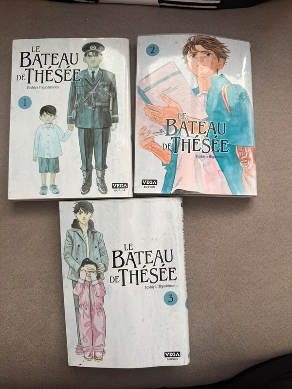 Lot de 3 mangas le bateau de Thésée