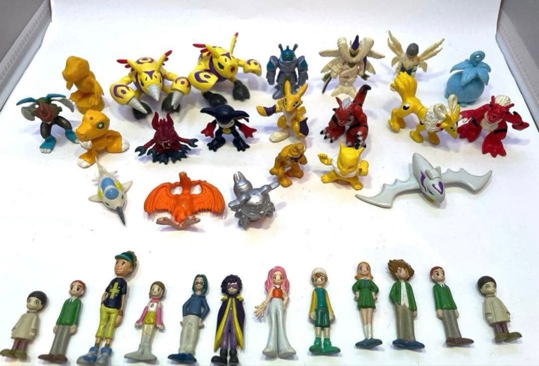 Lotto Figurine Miste Digimon Wonder Capsule Choco Egg parti mancanti
