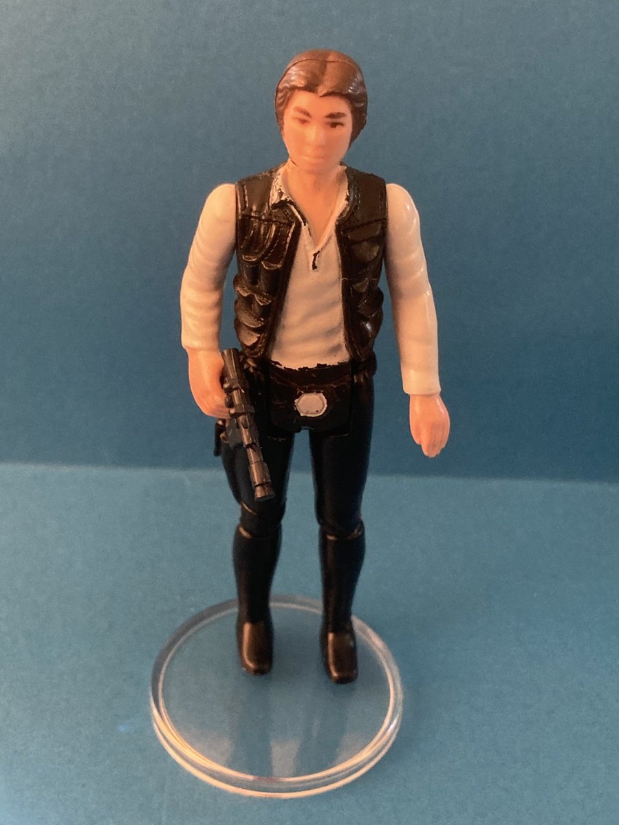 🔵VINTAGE STAR WARS PICCOLA TESTA HAN GAMBE DIPINTE COMPLETE 🔵TUTTO ORIGINALE  