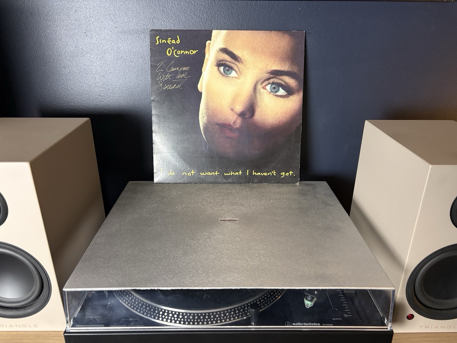 Sinead O'Connor I Do Not Want What I Haven't Vinyl Record UK 1990 Signed NM/VG+