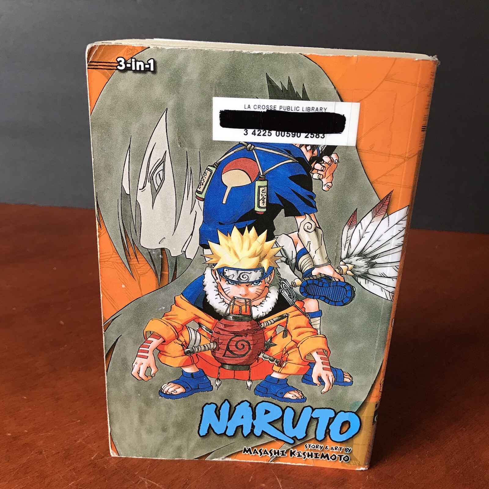 Naruto Manga Book 7-8-9 Masashi Kishimoto Inglese 3 in 1 Vol 7 8 9