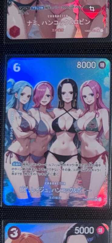 Lot Duo & Trio & Quatro Mangas waifu Cards One Piece