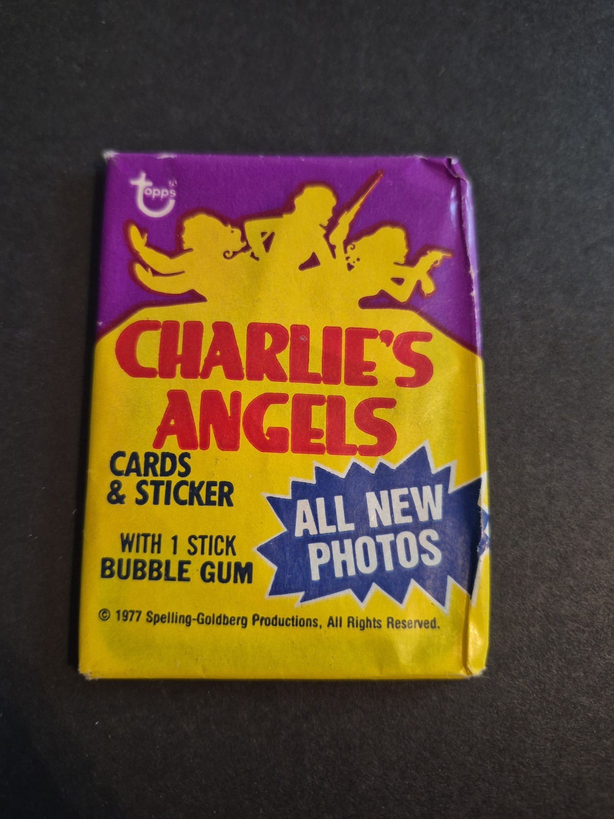 Confezione cera CHARLIE'S ANGELS Topps serie 1 1977 vintage mai aperta