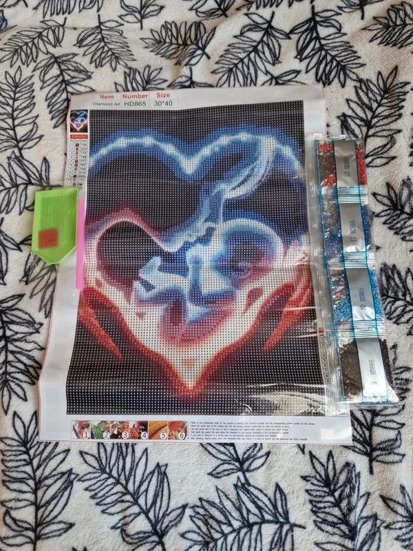 Kit complet amour maternelle 🫶 peintures diamants 💎