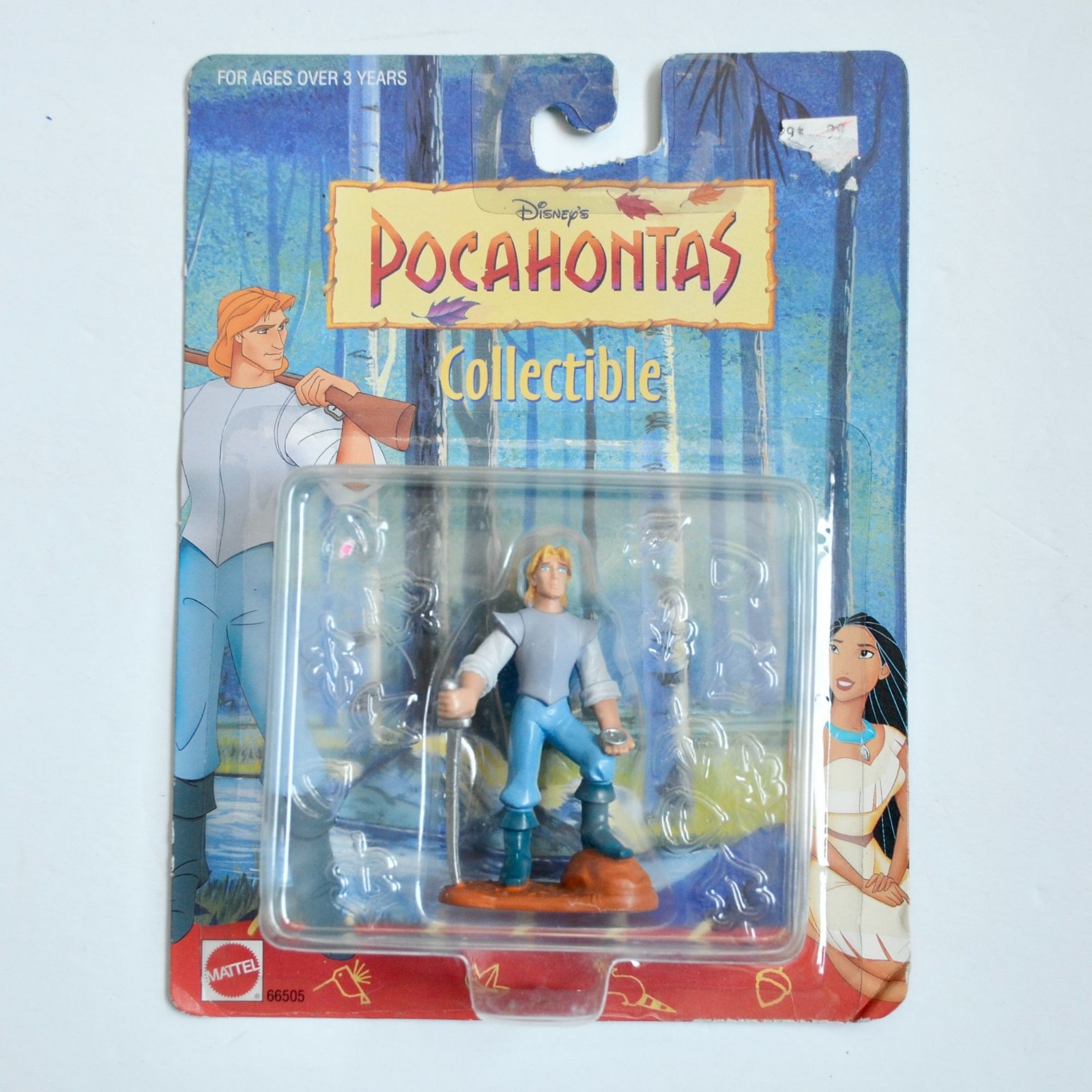 Mattel Disney's Pocahontas John Smith Collectible Figure New NOS