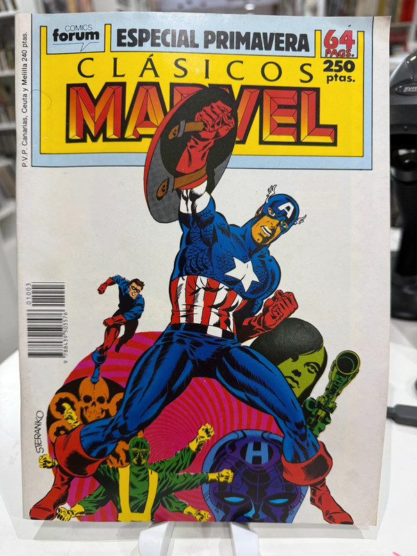 Clásicos Marvel Especial Primavera – Capitán América (Jim Steranko) 64 Págs. Forum 1989