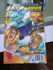 RACE WARRIOR RACING COMIC BOOK #2 MAR 2000 CUSTOM COMIC F57 Tony Stewart Vintage