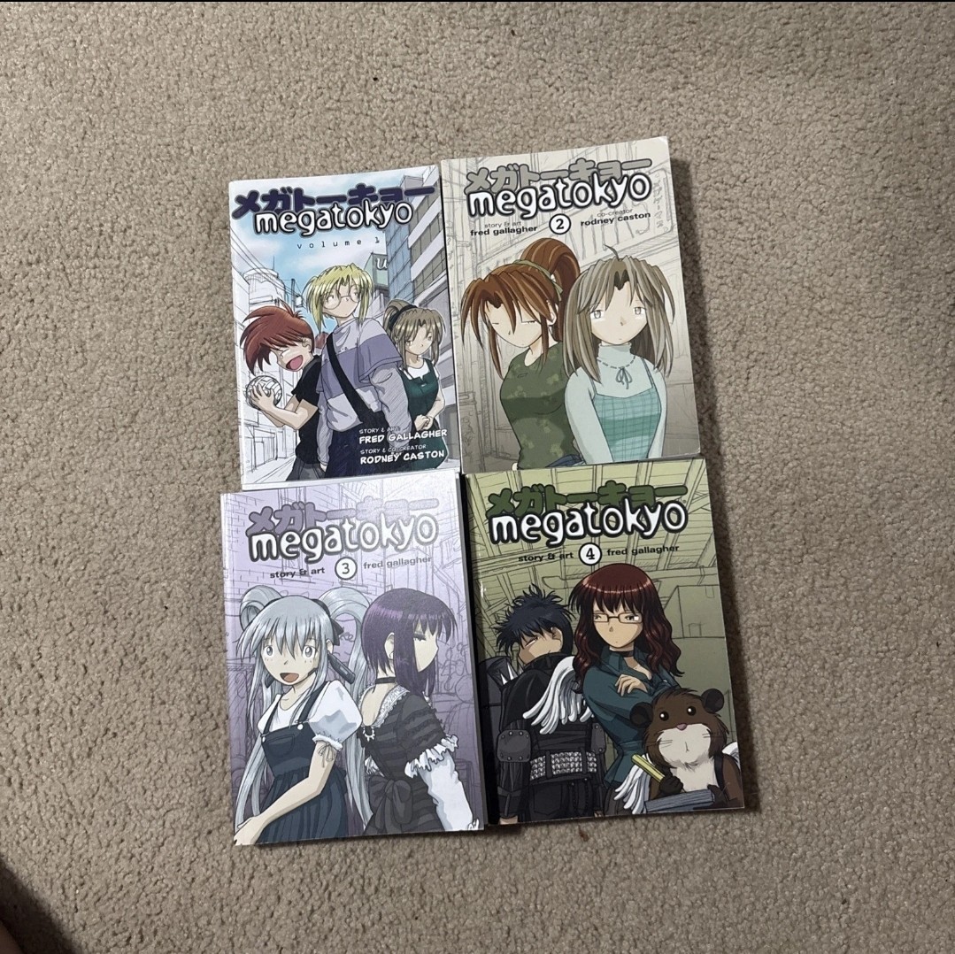 MegaTokyo (Fred Gallagher) volumi #1-5 manga fumetto romanzo Dark Horse libri