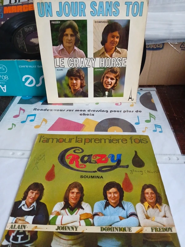 45tours groupe crazy horse. Bb