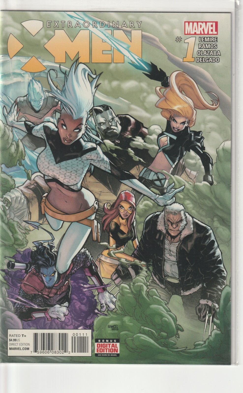 Extraordinary X-Men #1 December 2015 NM *Jeff Lemire* #XMEN #MARVEL