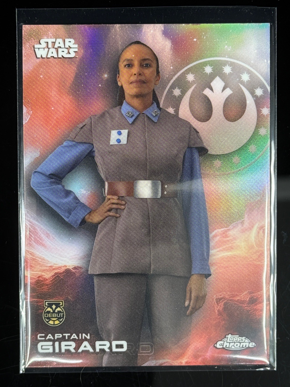 2025 Topps Chrome Star Wars Captain Girard DEBUT Refractor #17