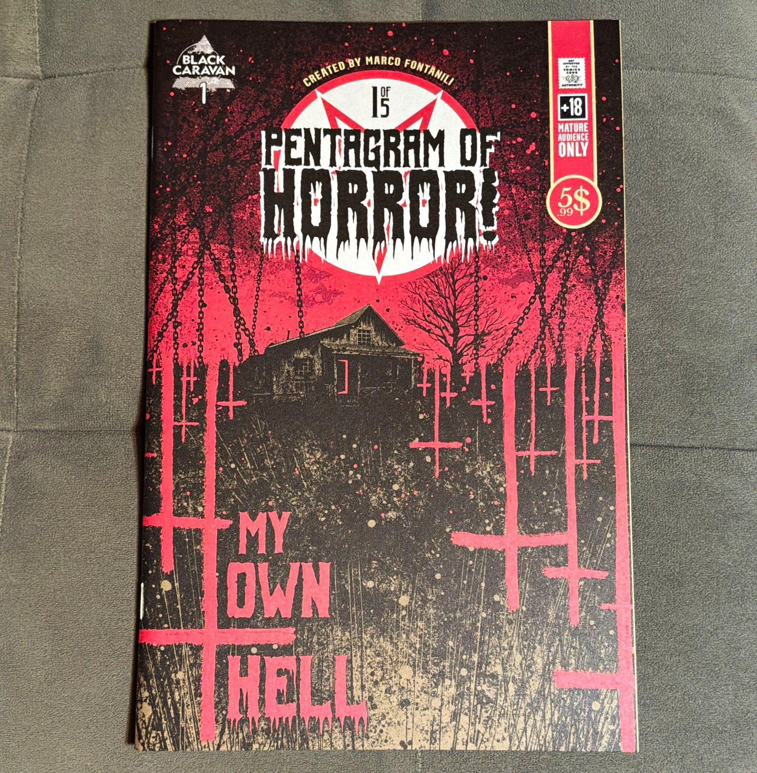 Pentagram of Horror #1 My Own Hell Black Caravan 1 2022 Marco Fontanili NM