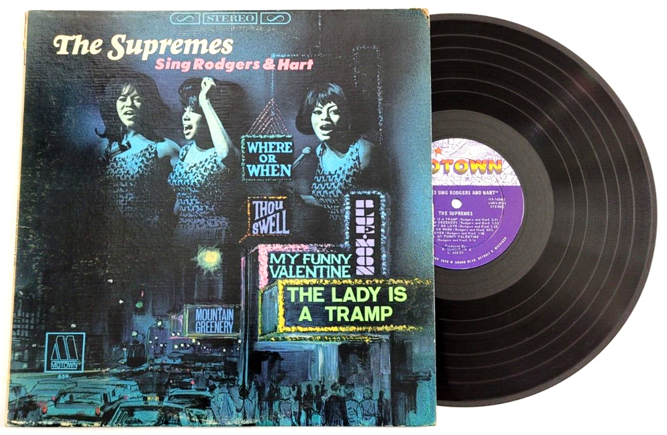 THE SUPREMES - SING RODGERS & HART - SOUL LP / MOTOWN RECORDS