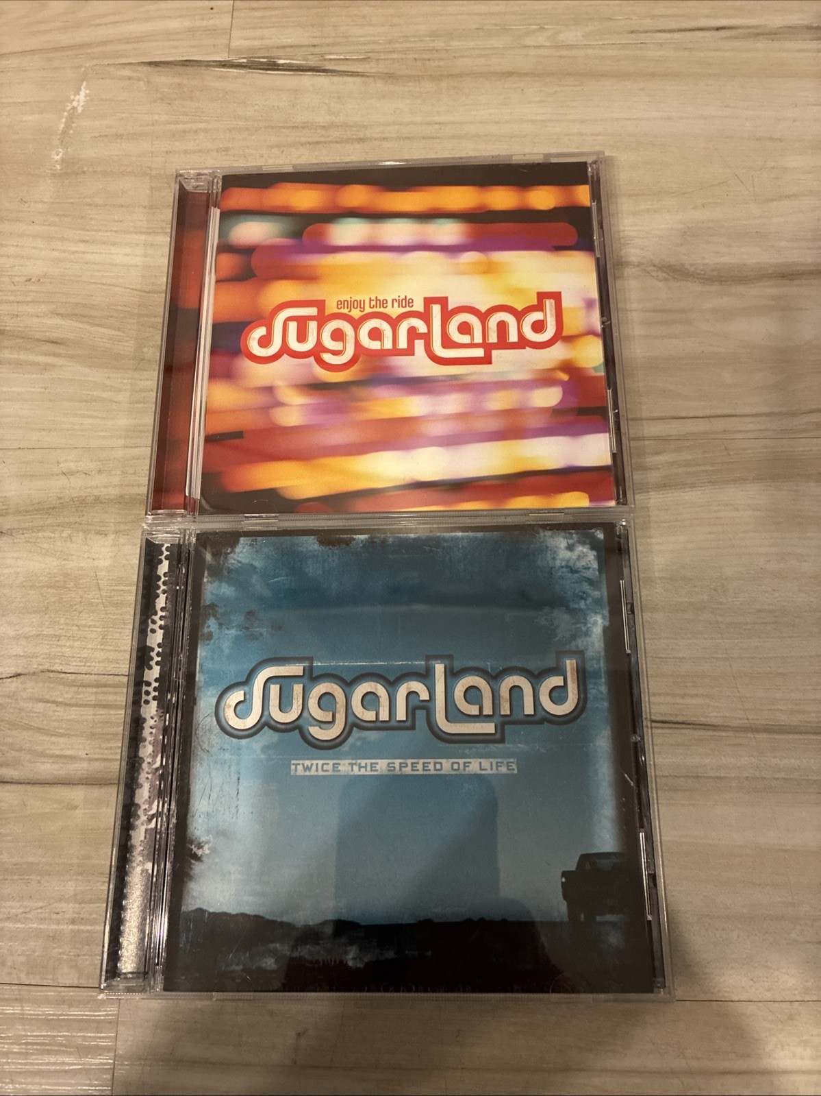 Sugarland 2 CD LOT Enjoy the Ride & Twice the Speed of Life Near Mint Country