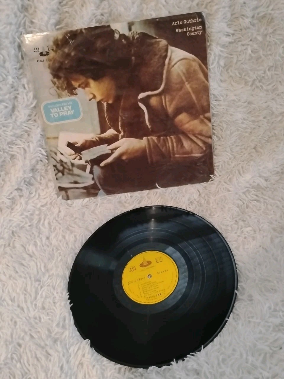 Arlo Guthrie- Washington County LP Taiwan Import 1970  ( CSJ-1013)
