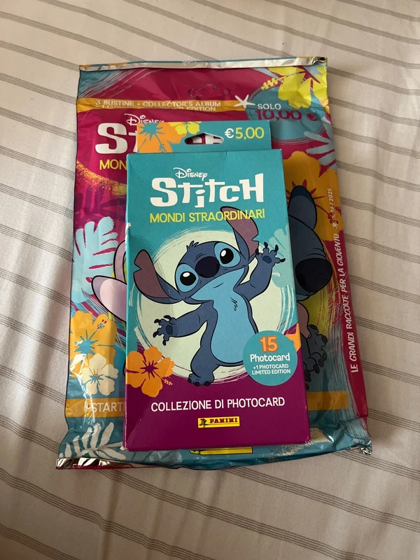 Stitch album con photocard