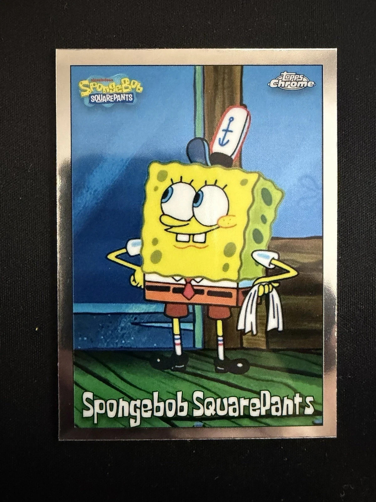 2025 Topps Chrome SpongeBob SquarePants Base Set #25 SpongeBob Card