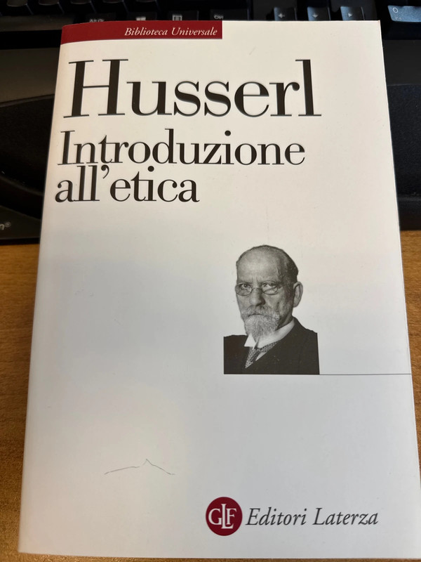 Hussel introduzione all’etica