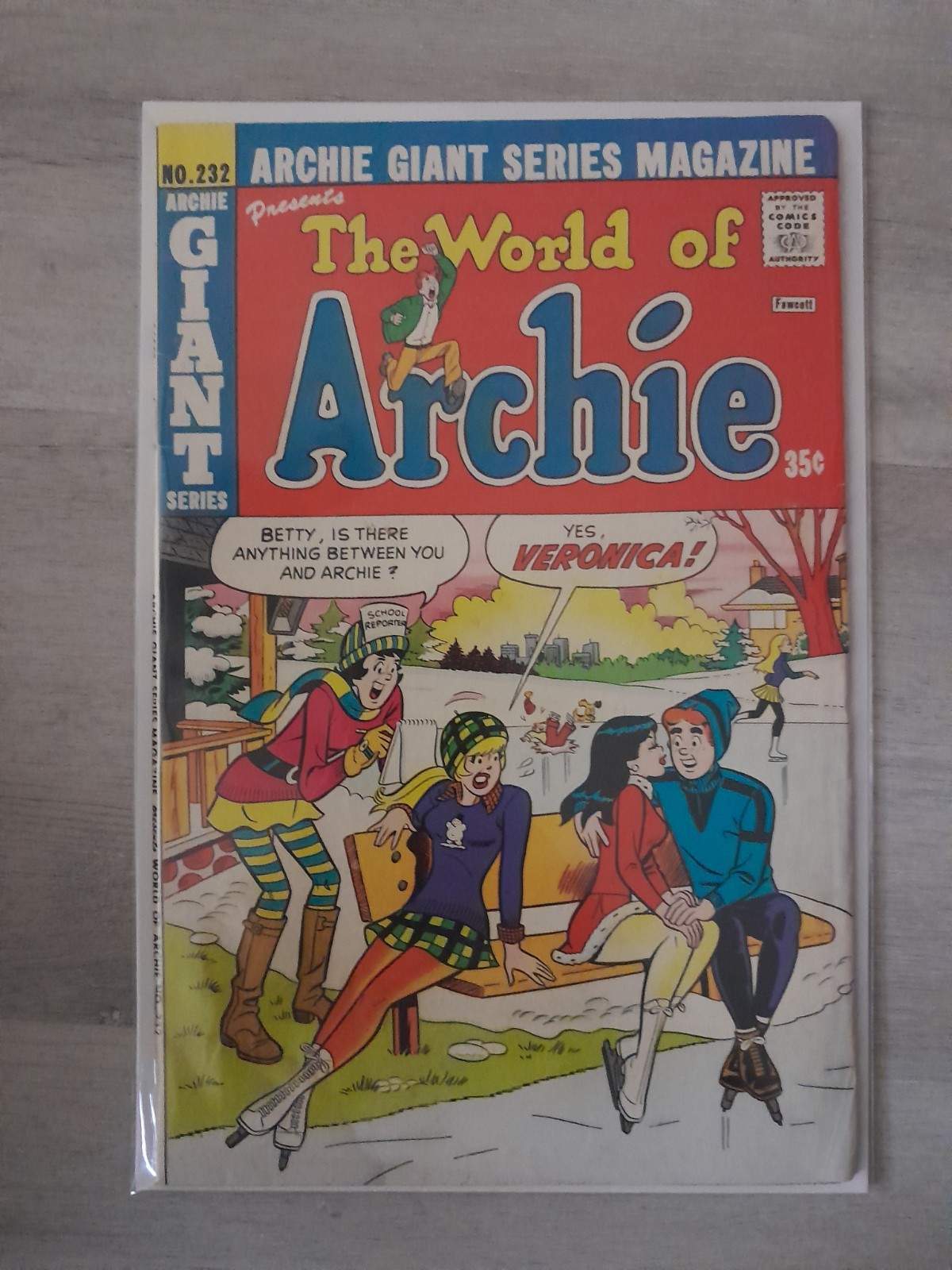 1975 Archie Comics Archie Giant Series Rivista #232 Il mondo di Archie
