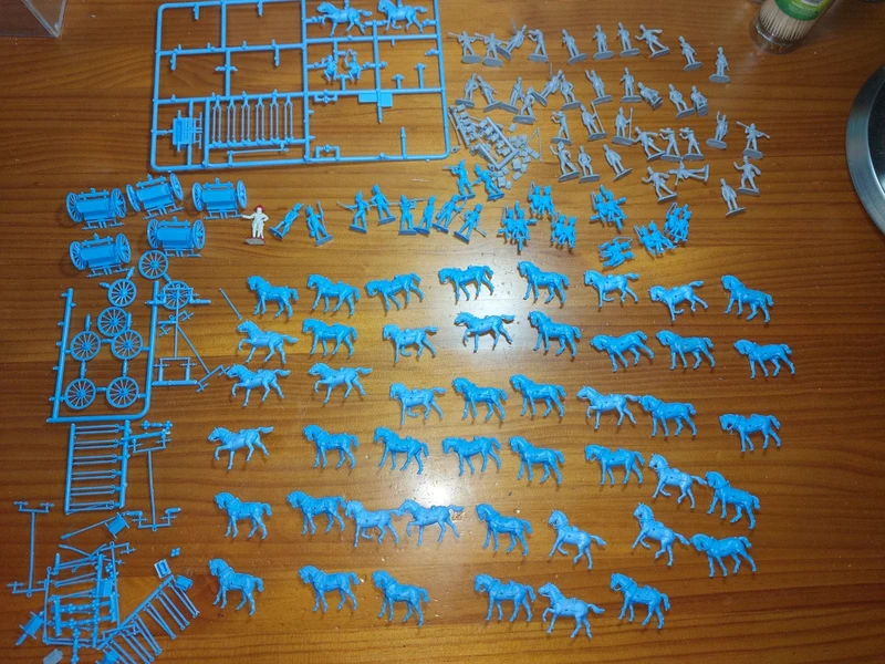 Soldaditos napoleónicos de Italeri y otros 1.72