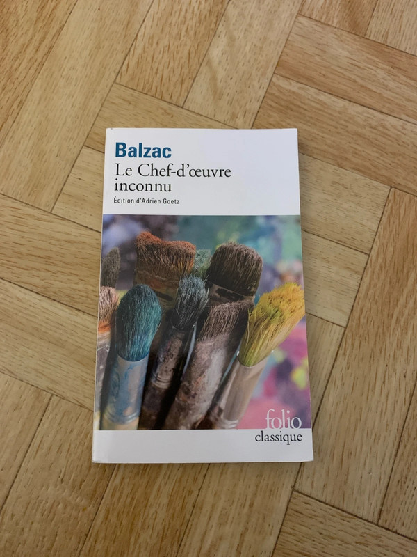 Livre : Le chef-d’œuvre inconnu de Balzac