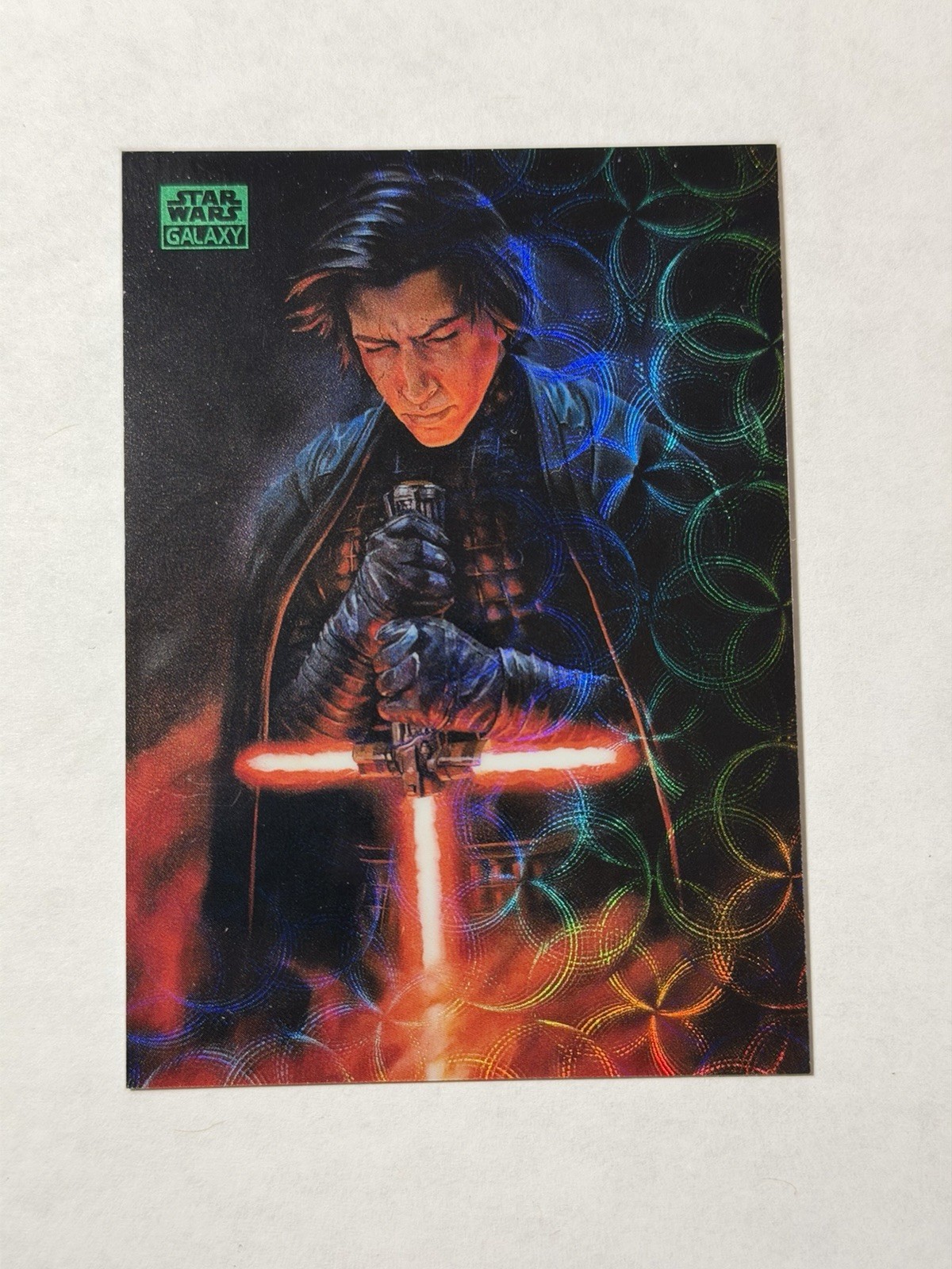 2026 Topps Star Wars Galaxy Pull To The Light #42 Green Kaleidoscope /199