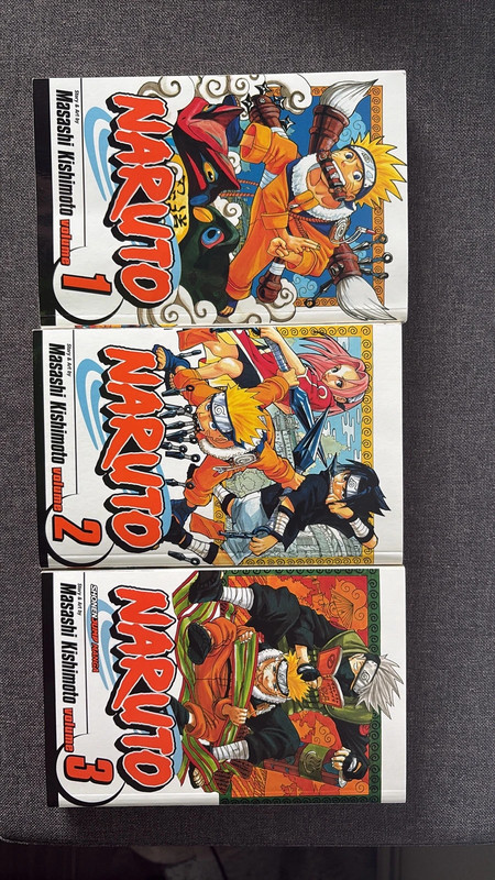 Naruto manga deel 1, 2 & 3 (Engels)