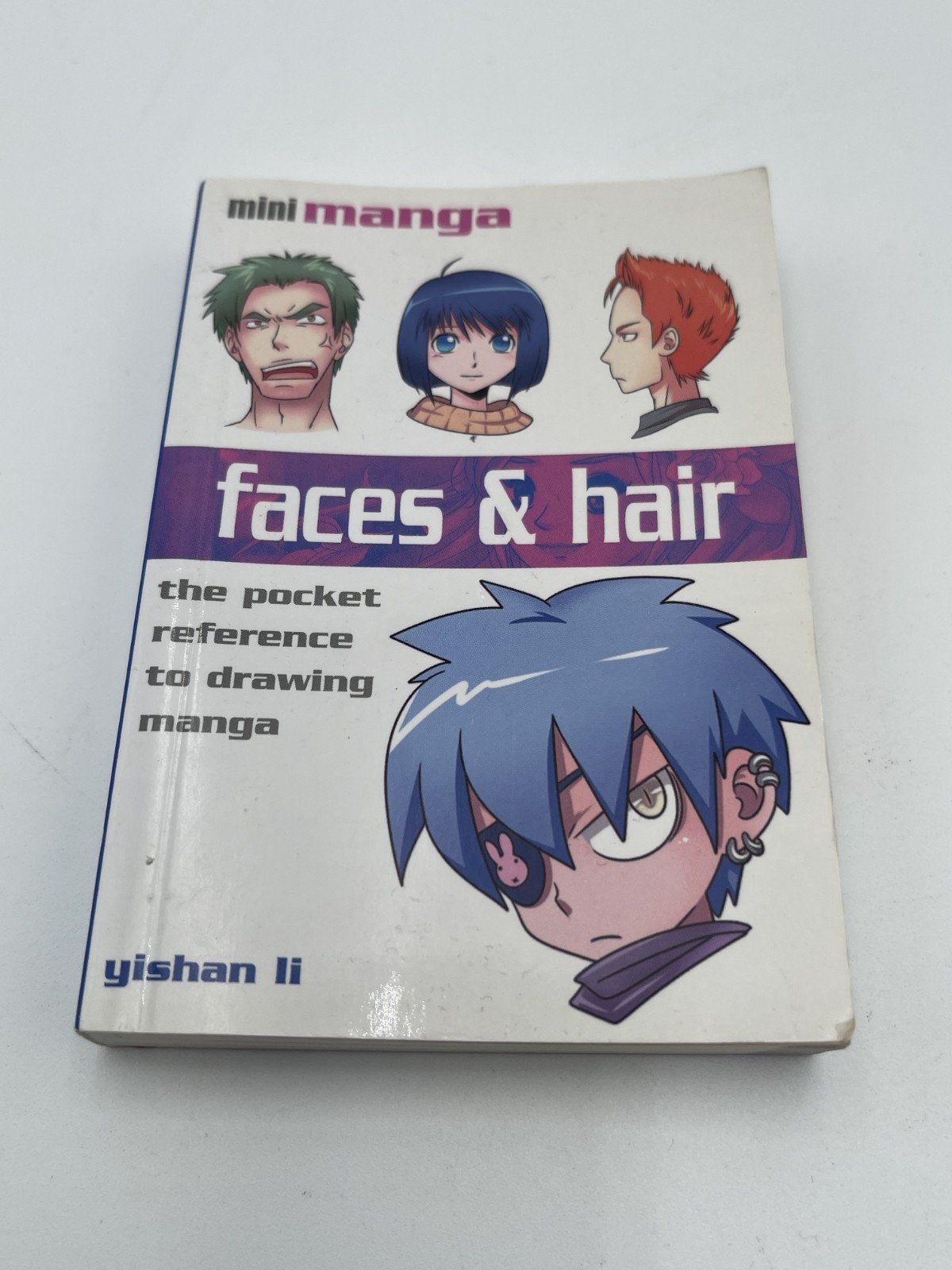 Mini Manga di Yishan Li - Facce e Capelli Tasca Riferimento al Disegno Manga