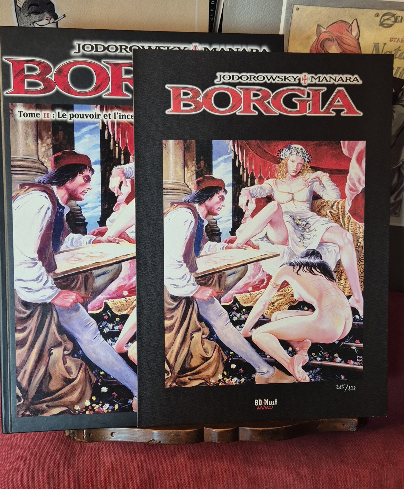 Borgia T2 Tirage de tête : Le pouvoir et l'inceste N/S Jodorowsky/Manara BdMust
