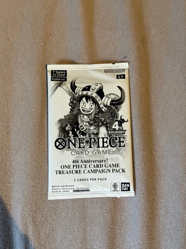 One Piece Card Game - 4th Anniversary Treasure Campaign Pack (English)