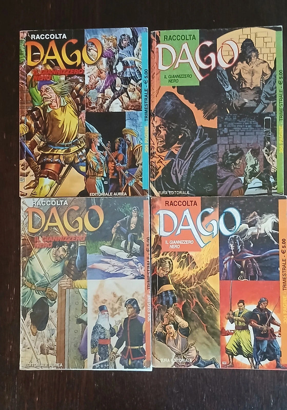 Lotto set quattro Dago Raccolta Eura Editoriale