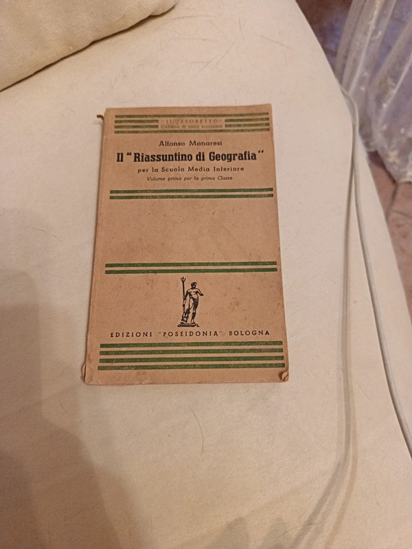 Il riassunto di geografia " il tesoretto" libro vintage