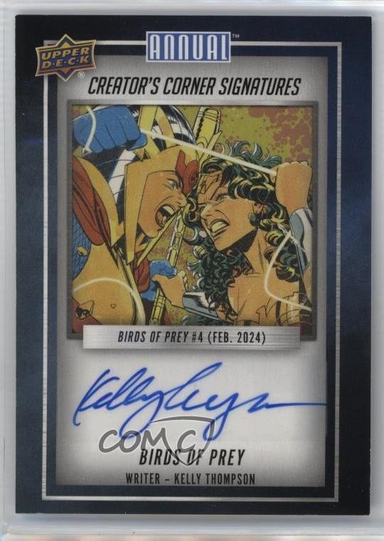 2023-24 Upper Deck DC Annual Creator's Corner Kelly Thompson #CCA-KT Auto 1l80
