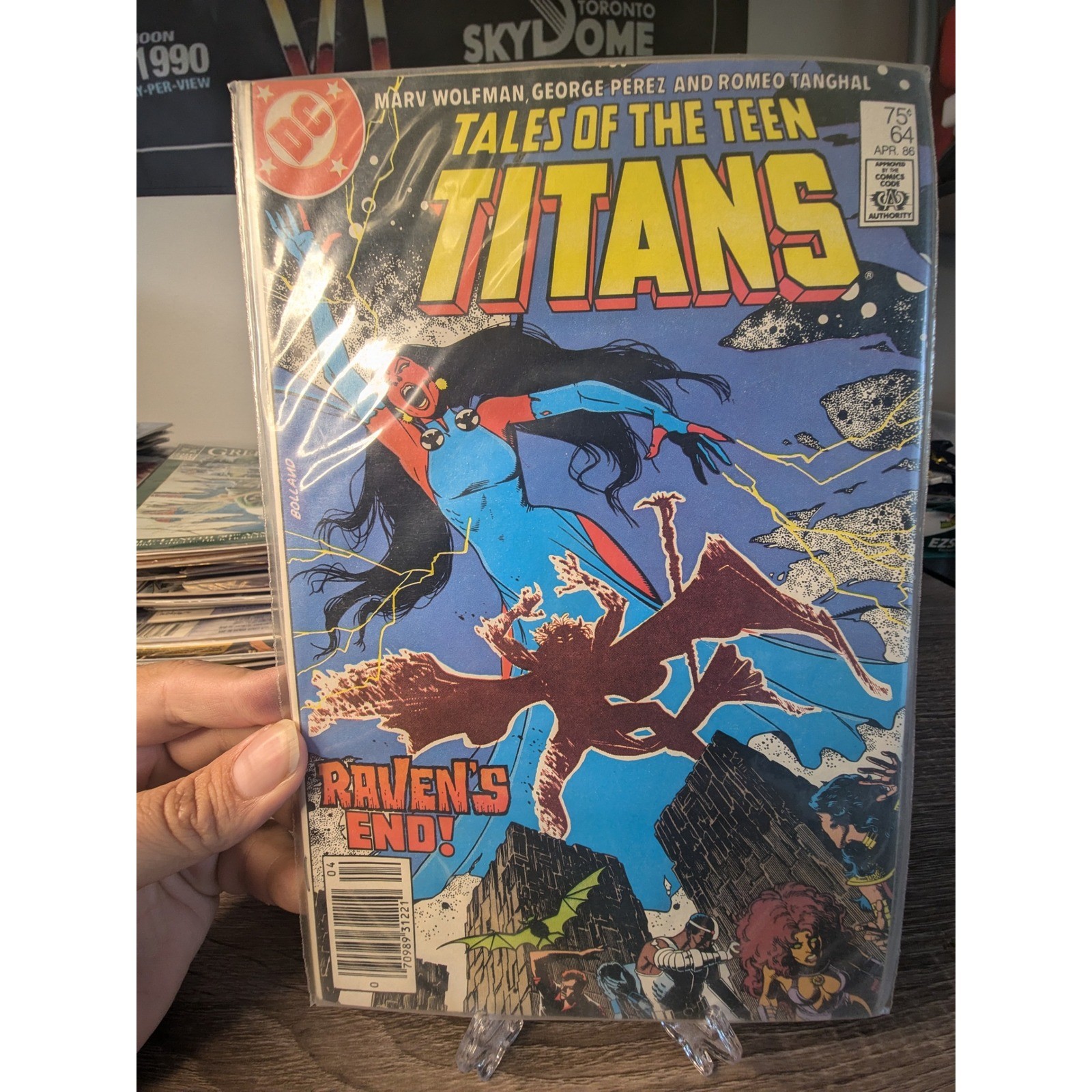 Tales of the Teen Titans #64 Raven's End! DC Comic Book April 1986
