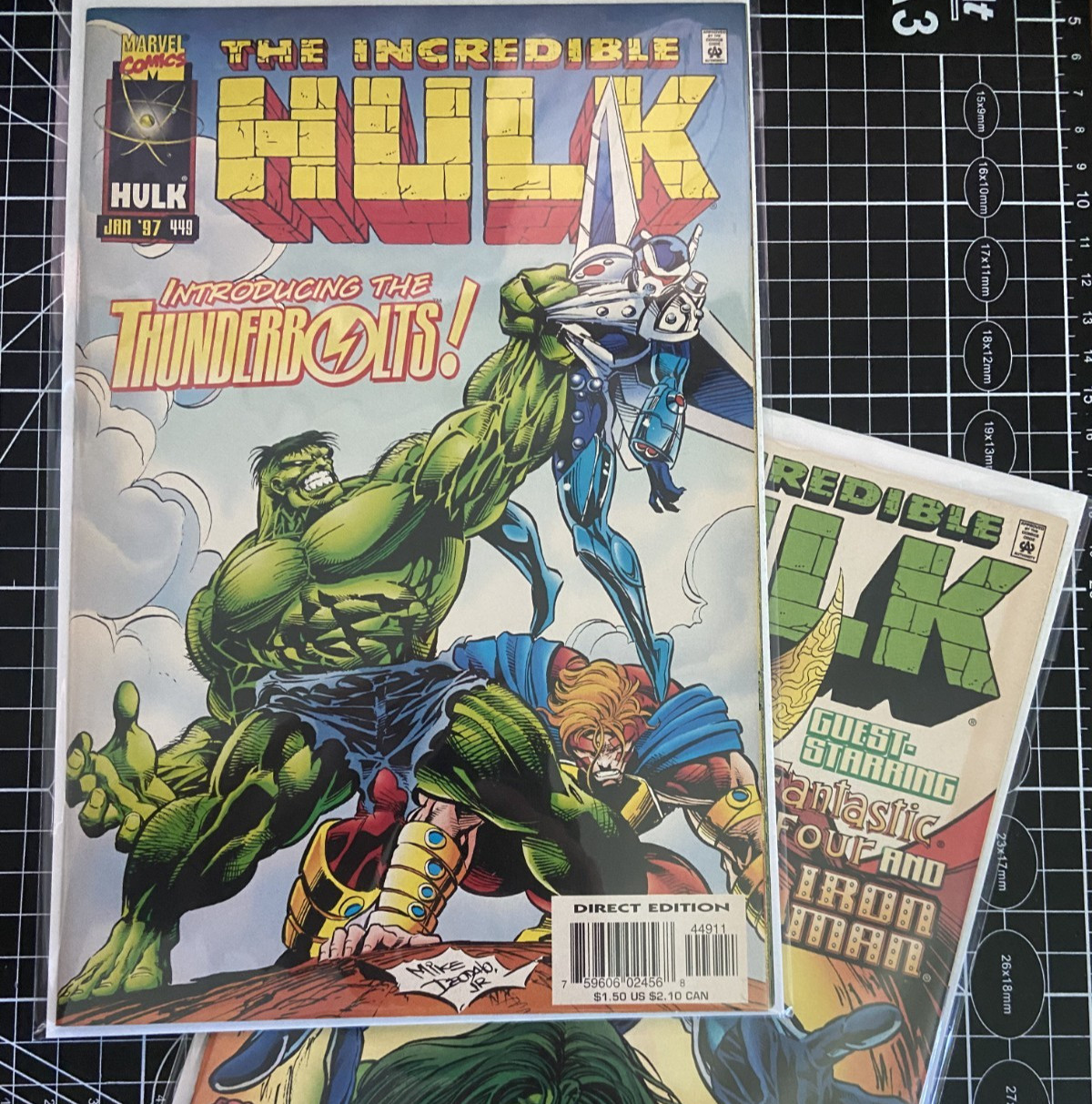 L'INCREDIBILE HULK #449 #450 LOTTO DI 2 MARVEL PETER DAVID
