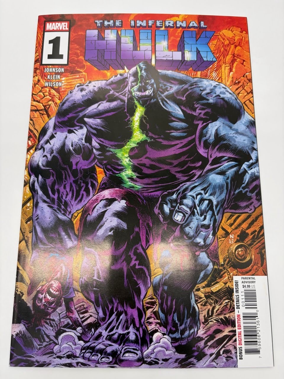 Infernal Hulk #1 Marvel 2025 Phillip Kennedy Johnson Nic Klein Wilson alta qualità