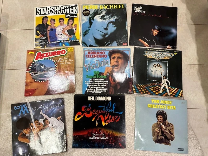 75+ Schallplatten/Vinyl-LPs Oldies, Pop, Chanson, Disco Weltmusik
