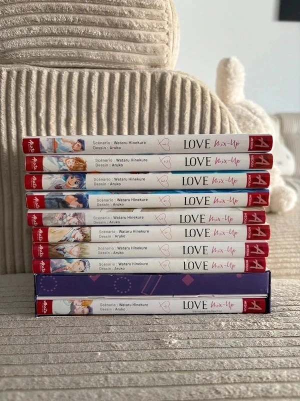 Lot manga intégral Love Mix-Up – Tomes 1 à 9 + tome 9 édition collector – Akata